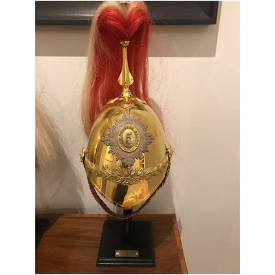 5Th Dragoon Guards Helmet on the stand