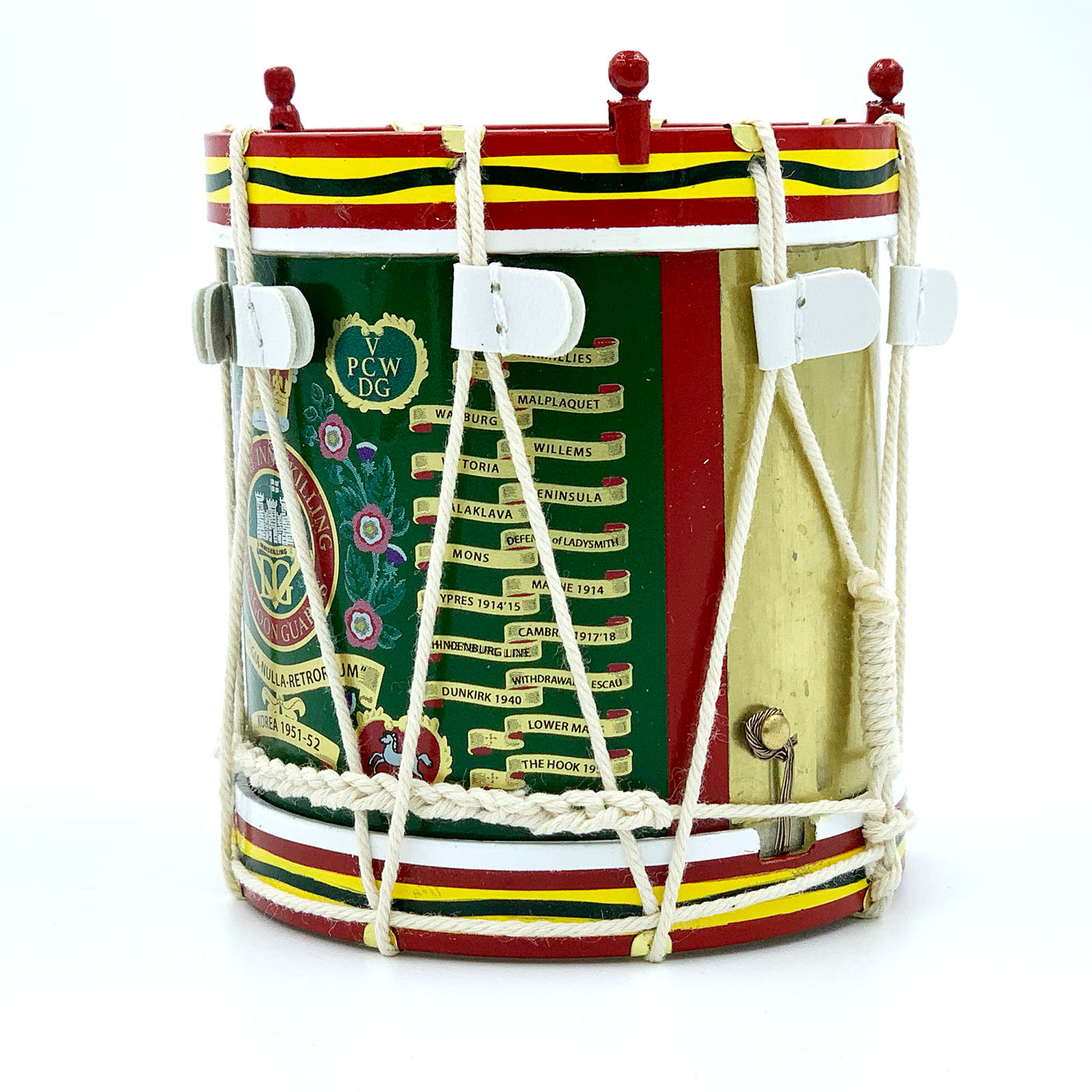 5th Royal Inniskilling Dragoon Guards miniature drum