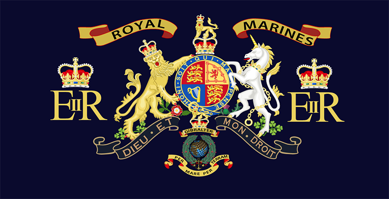 Royal Marines Drum Emblazon