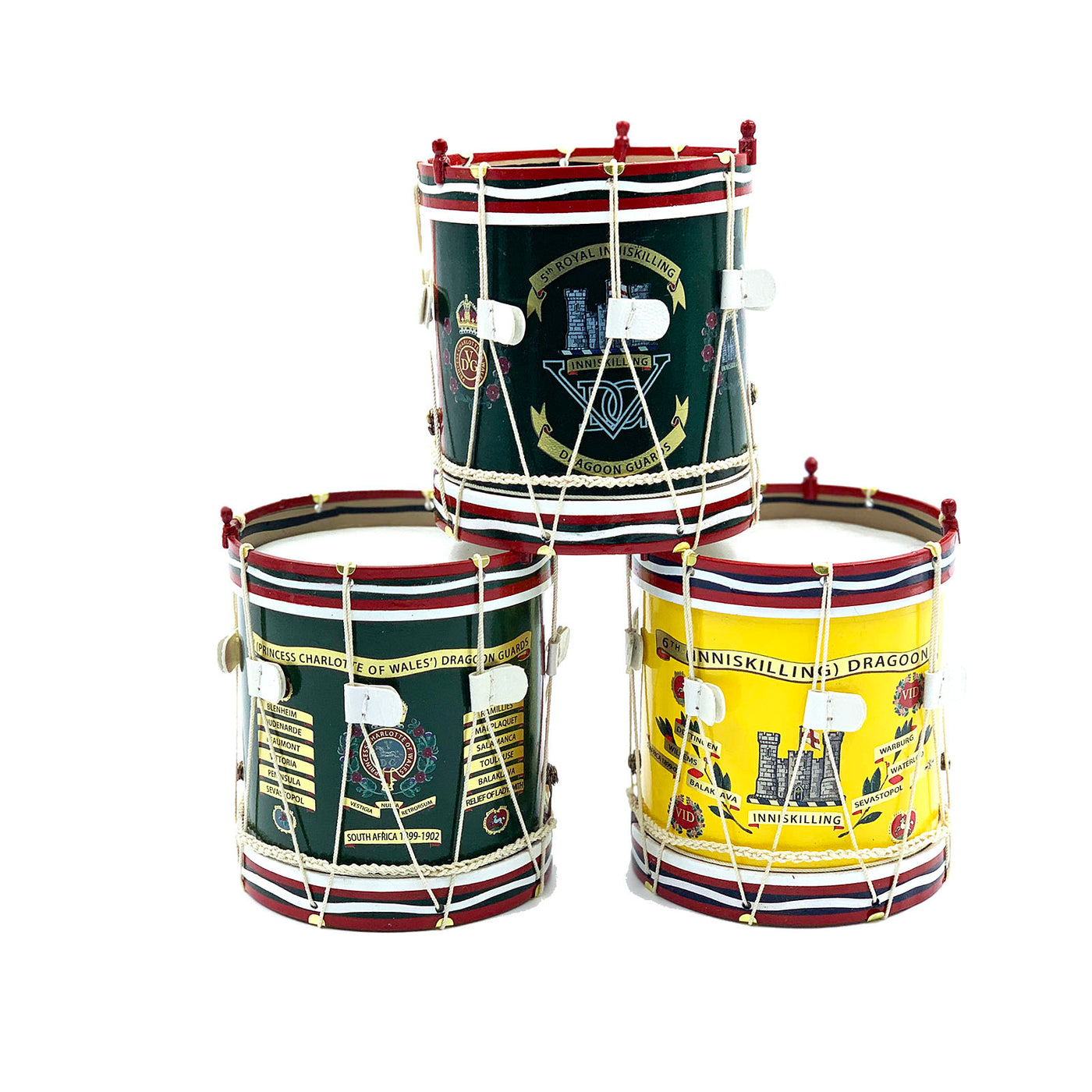 5th (PCW) Dragoon Guards Miniature Drum